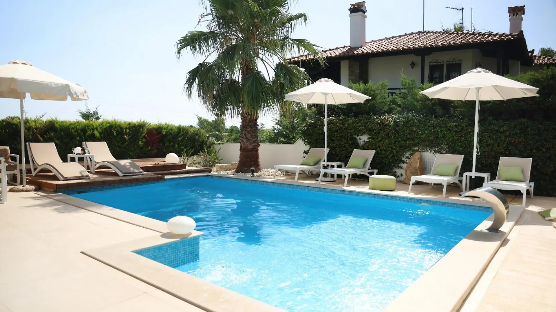 Villa Douglas - Private Pool, Bbq, 4Bdrms, View Пефкохори